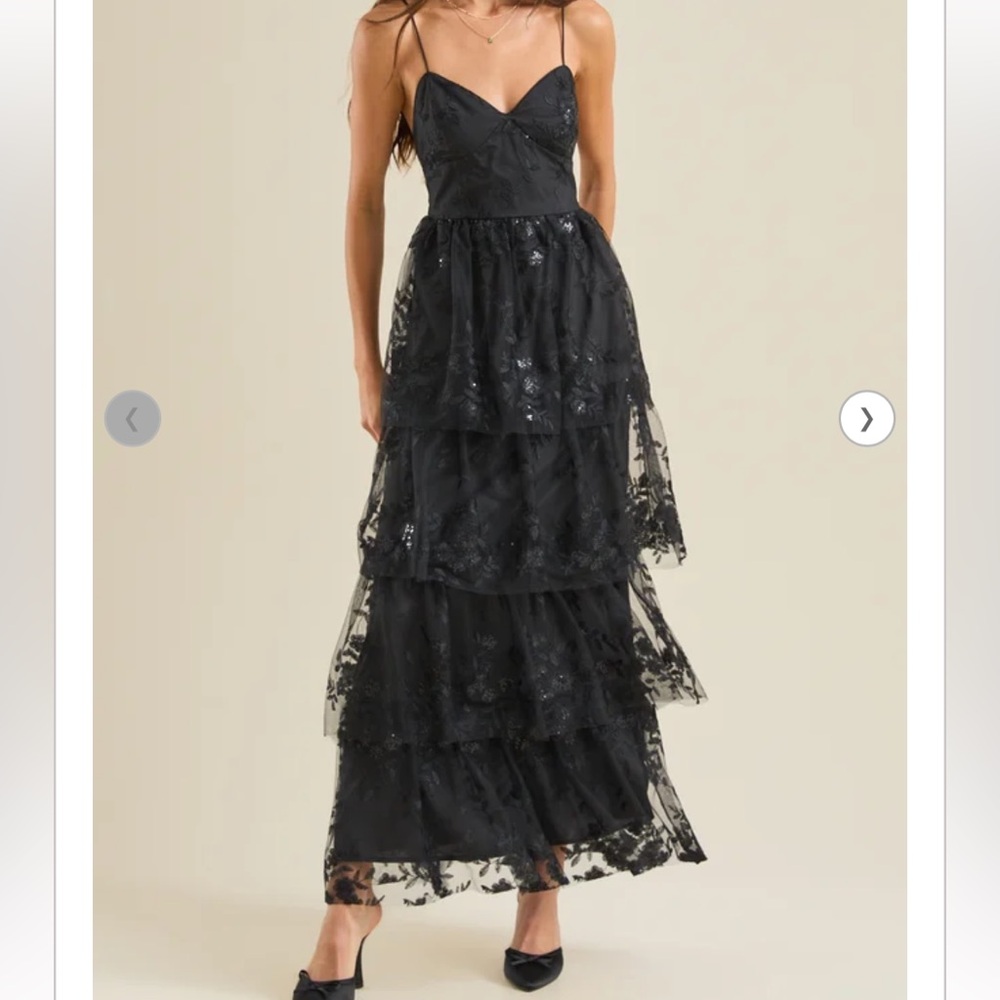 NWT Black Lace Dress